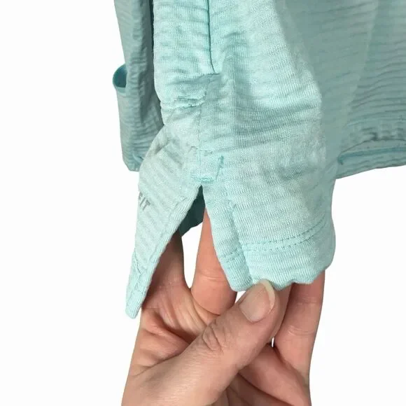 Nike Running Womens Therma Sphere Element Half-Zip Shirt Long Sleeve Blue Size S - Picture 5 of 13